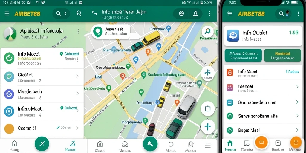 Tampilan antarmuka pengguna AIRBET88 yang informatif untuk Info Macet.