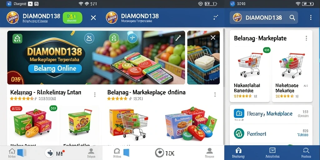 Tampilan antarmuka utama aplikasi DIAMOND138 yang ramah pengguna.