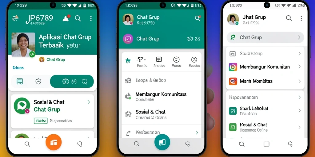 Tampilan antarmuka utama JP6789 yang sederhana dan intuitif.