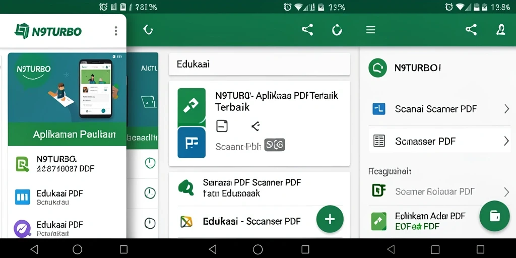 Tampilan antarmuka aplikasi Scanner PDF N9TURBO yang user-friendly.