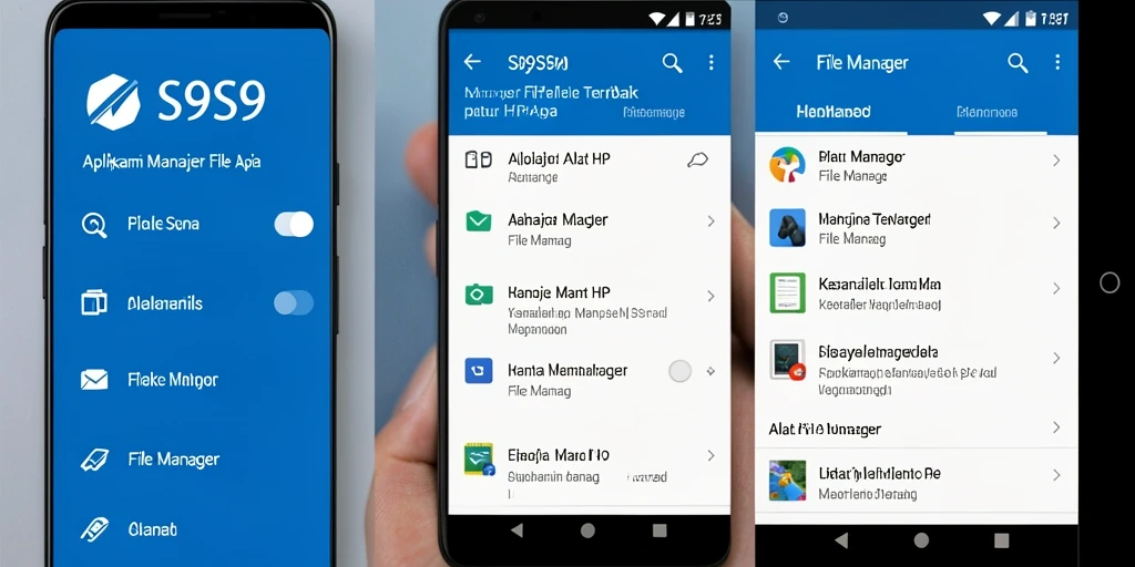 Tampilan antarmuka aplikasi S9S9 yang memudahkan pengelolaan file.
