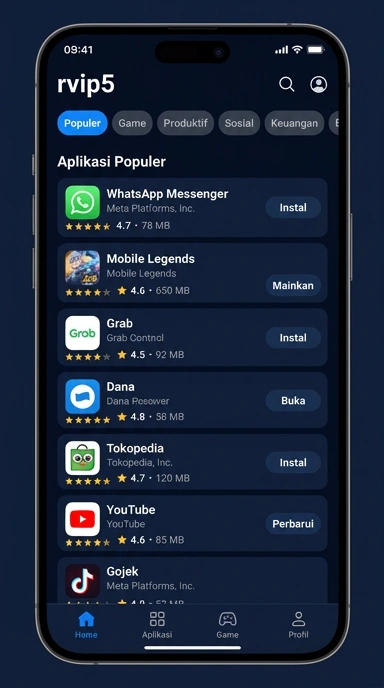 Akses Lengkap ke Aplikasi Populer di rvip5 — Temukan Favorit Anda